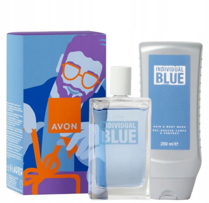 Avon - Zestaw upominkowy Individual Blue - woda + żel