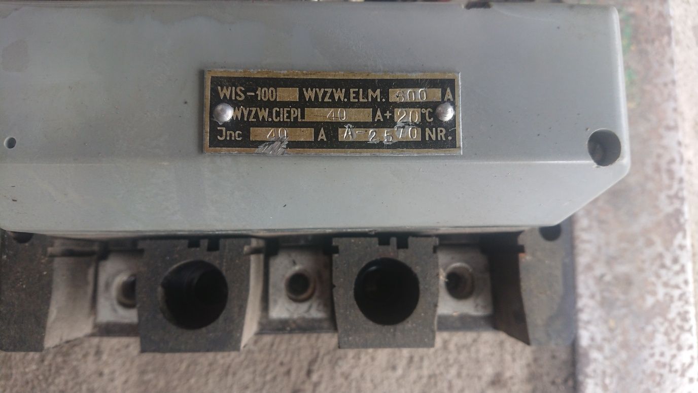 WIS-100 Автоматичний вимикач "рубільнік" 600а