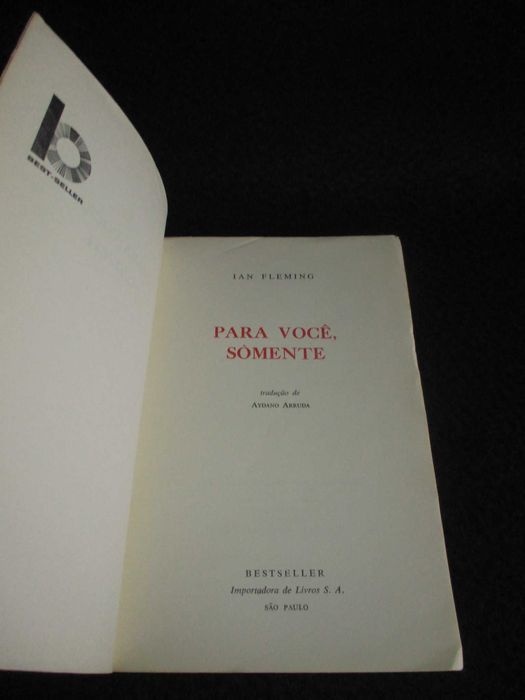 Livro 007 Para Você Somente Ian Fleming
