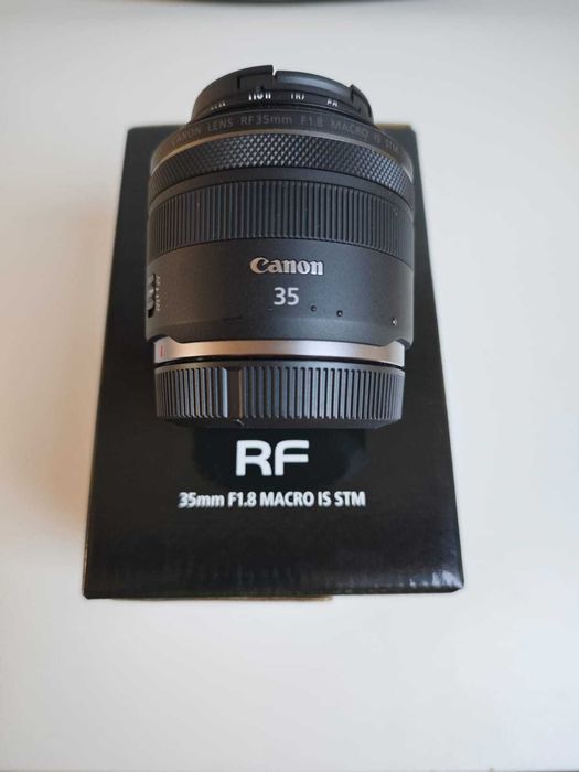 Canon Objectiva RF 35 mm F1.8 Macro IS STM ( como nova)