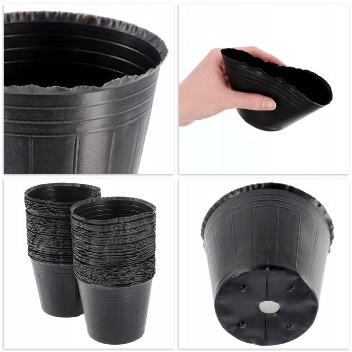 100x Doniczka Produkcyjna Doniczki 9cm Na Rozsady Sadzonki Miękka