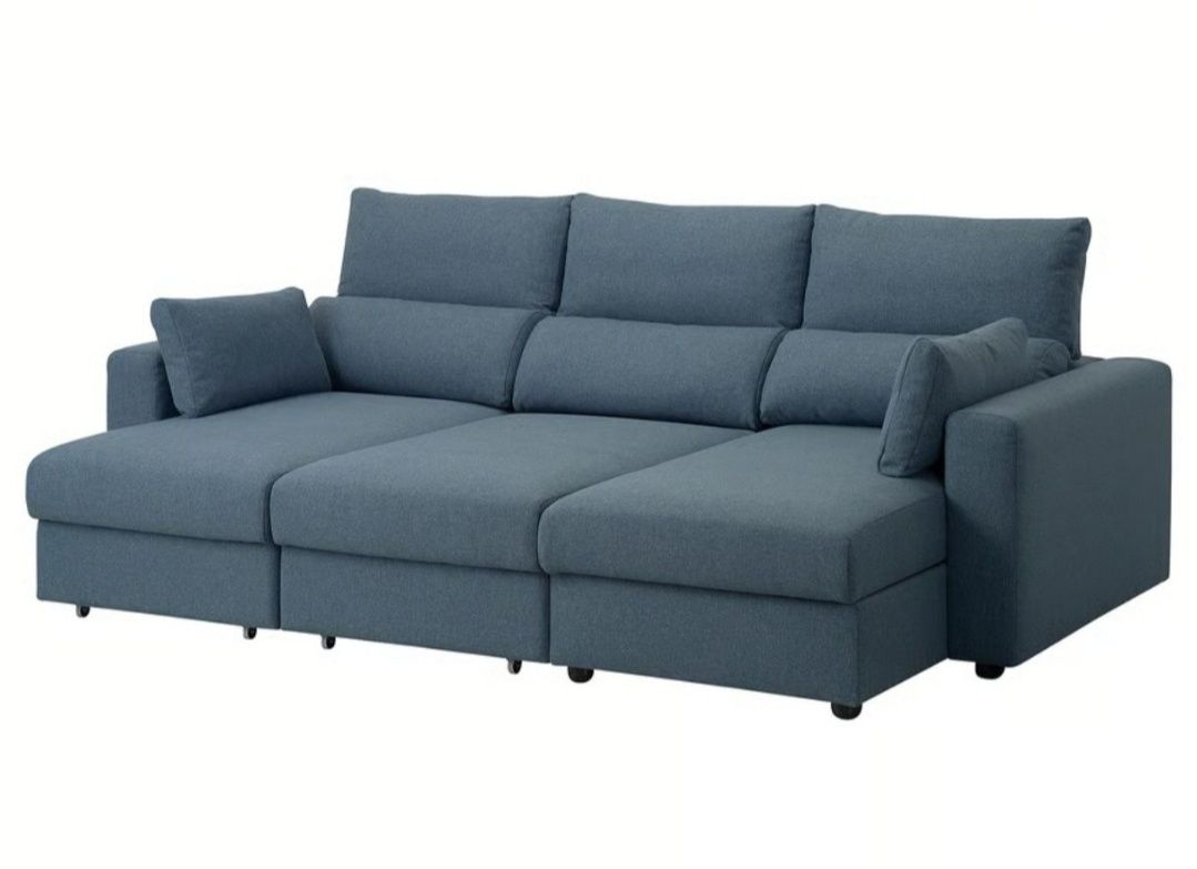 Oportunidade Vendo sofá de 3 lugares ESKILSTUNA em cinza escuro.
