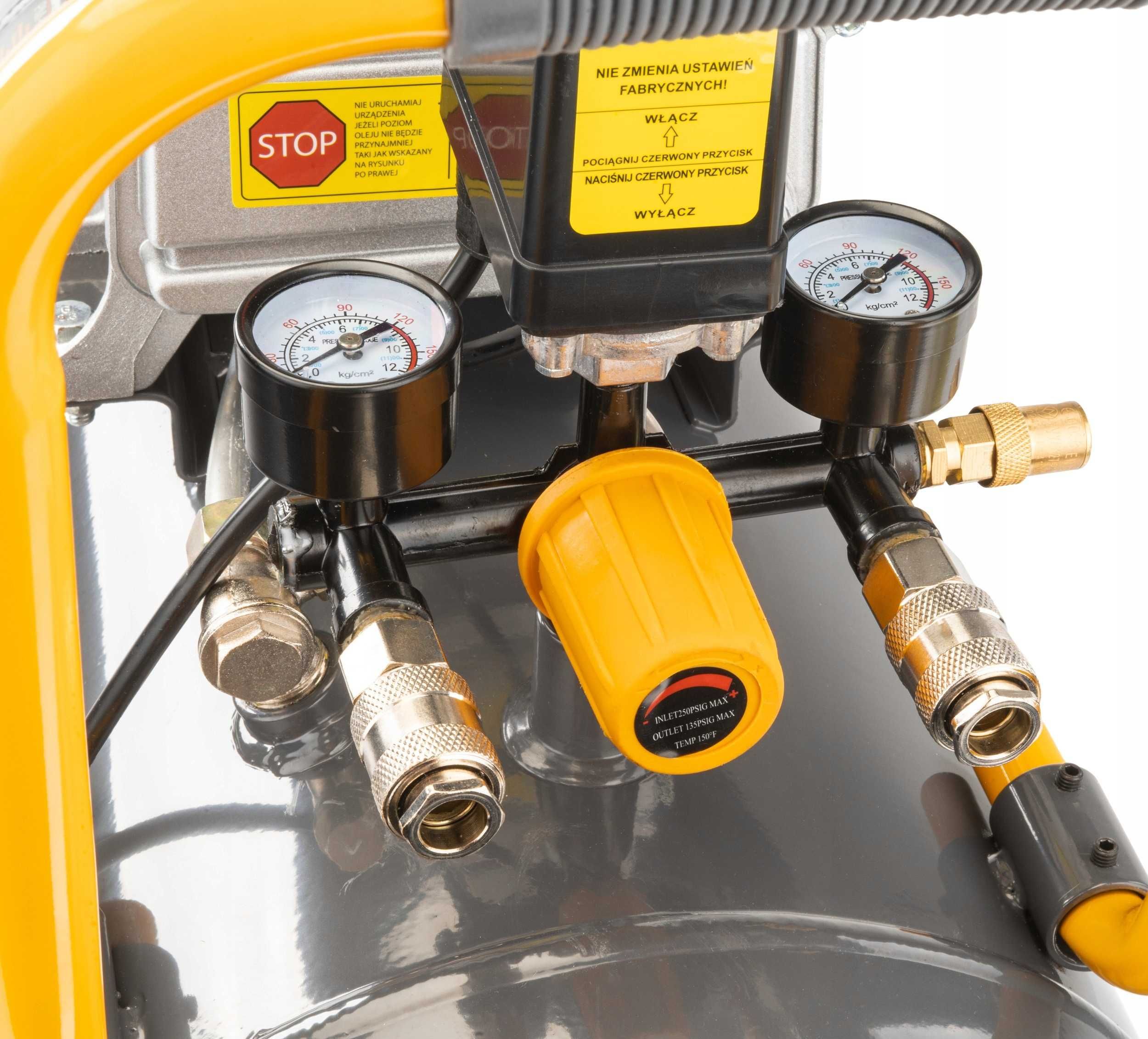 Kompresor Olejowy 50L Sprężarka 8 BAR 206 l/min 230V