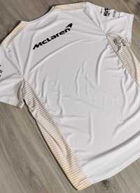 T-shirt sportowy koszulka McLaren F1 sponsorowane rozmiar XL
