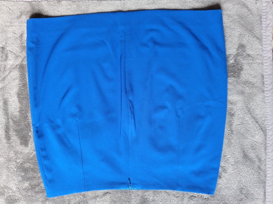 Hand made szafirowa spódnica
