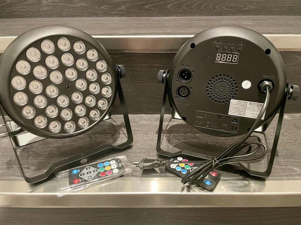 Projetor LEDs 36 com Comando RGB DMX Nível profissional