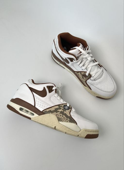 Оригинал Nike Air Flight ‘89 Low SP Stussy Pecan (FD6475 100) кожание