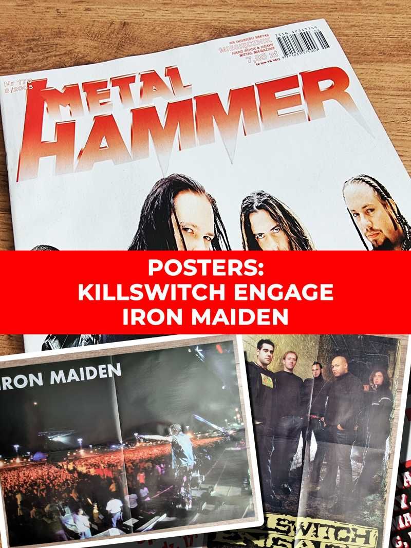 Metal Hammer 2005 - Korn, Plakaty: Iron Maiden, Killswitch Engage