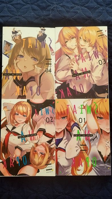 Świat na opak komplet 1-4 Mangi Akuma Manga