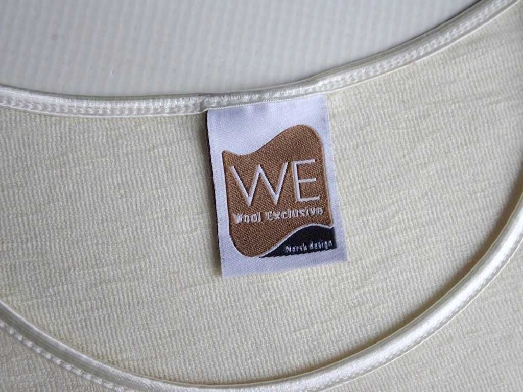 WE koszulka merino wool / silk r.L  super stan