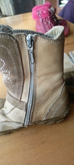 Сапоги кожаные, 30 размер