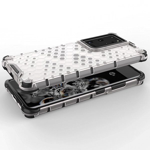 Honeycomb etui pancerny pokrowiec z żelową ramką Samsung Galaxy S22 Ul