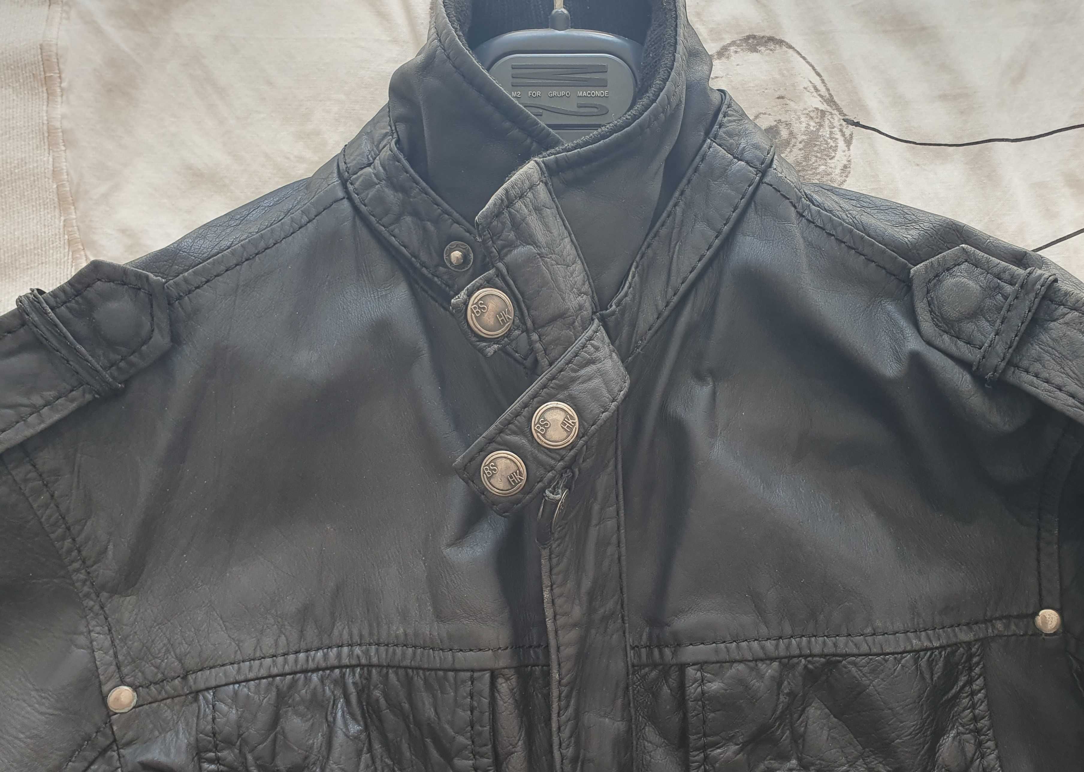 Blusão em pele Bershka - vintage