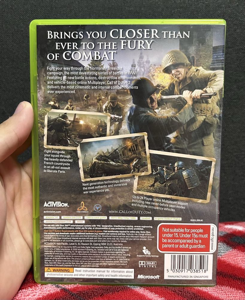 Gra Call of Duty 3 Xbox 360 Eng Ang