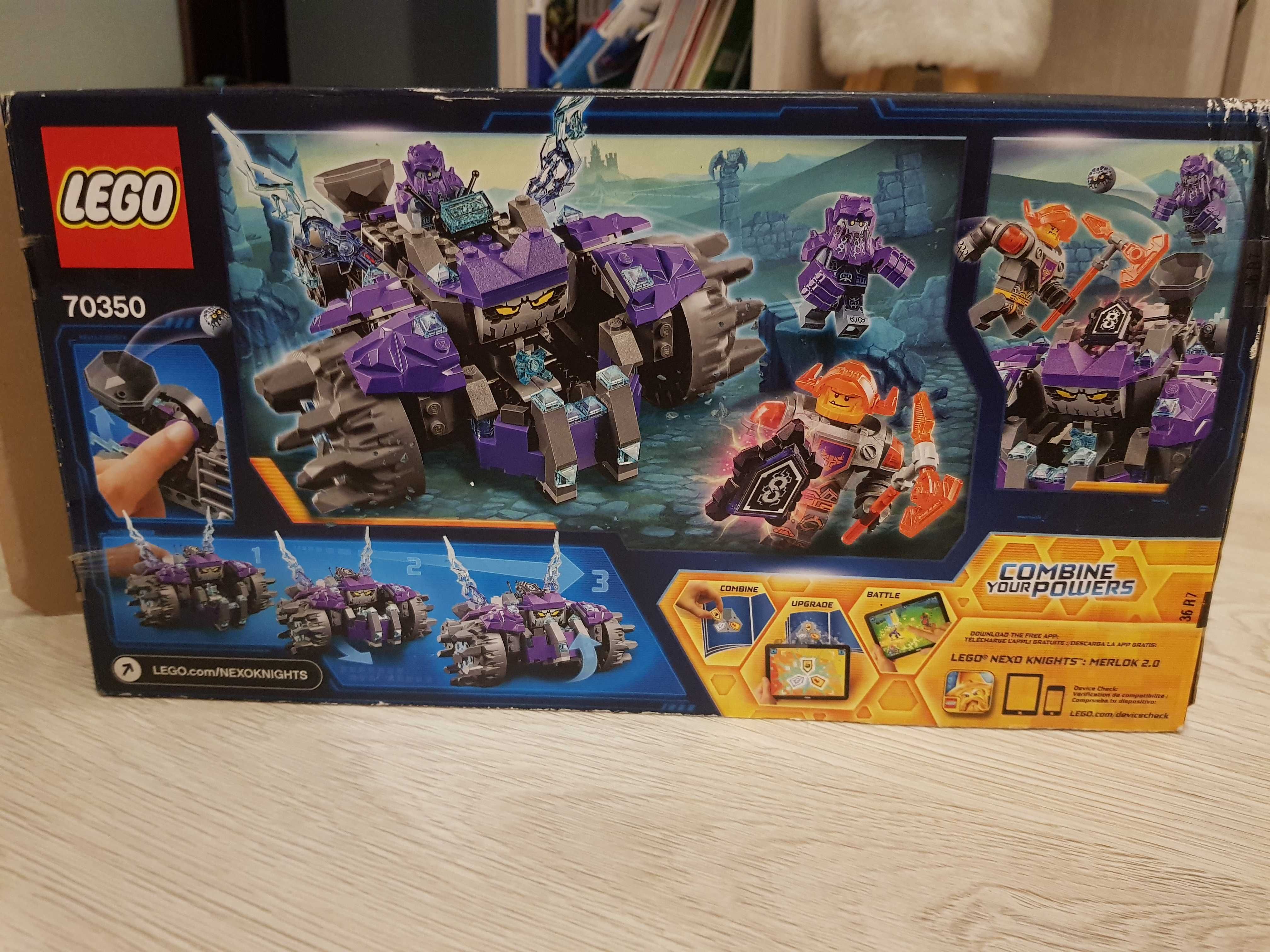 Zestaw lego nexo knights trzej bracia 70350