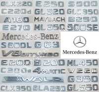 Емблеми написи багажника Mercedes ML GL C E S A GLE GLC class