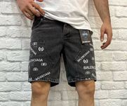 Мужские Шорты джинсовые Balenciaga (30-38) Новые шорты джинс серые