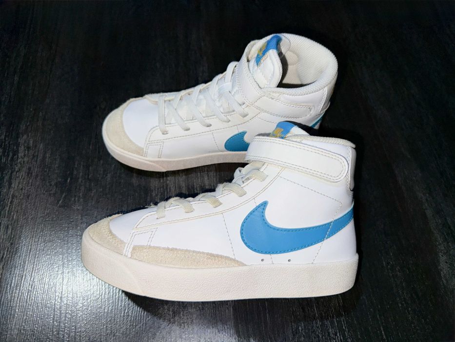 Шкіряні кеди nike blazer mid '77, оригінал, р-р 32, уст 21 см