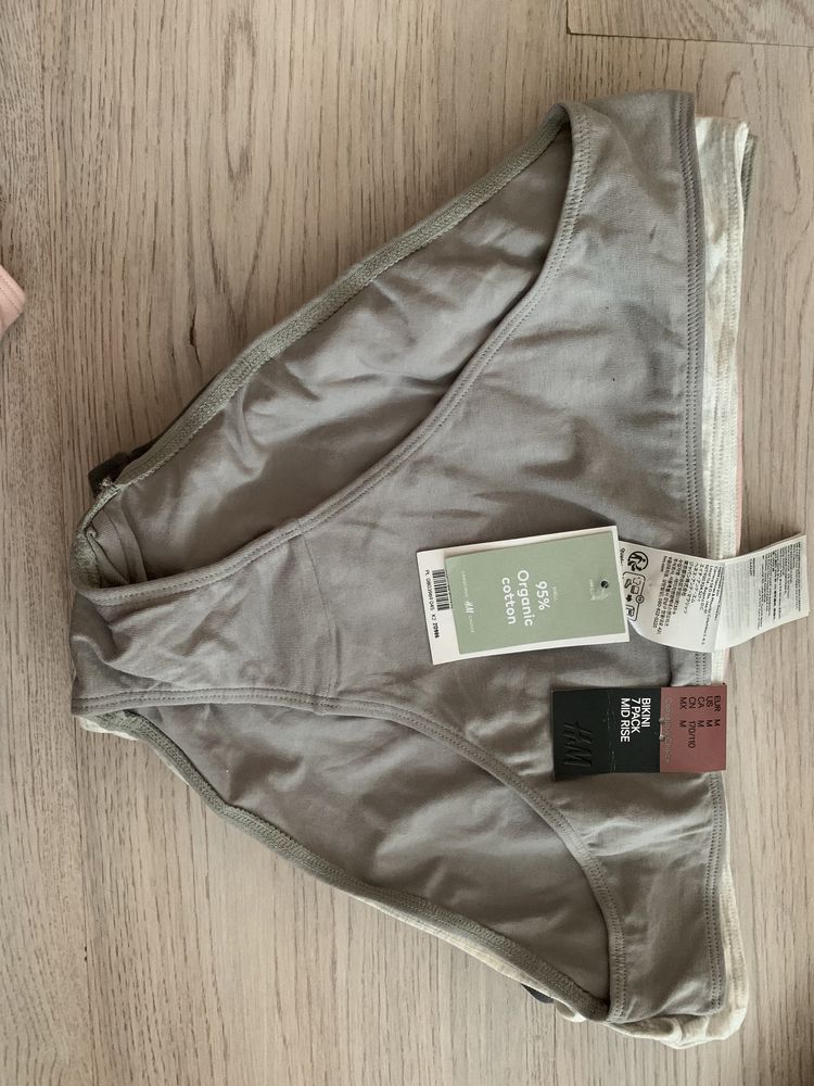Труси жіночі H&M поштучно трусики 7 штук сліпи класика бікіні
