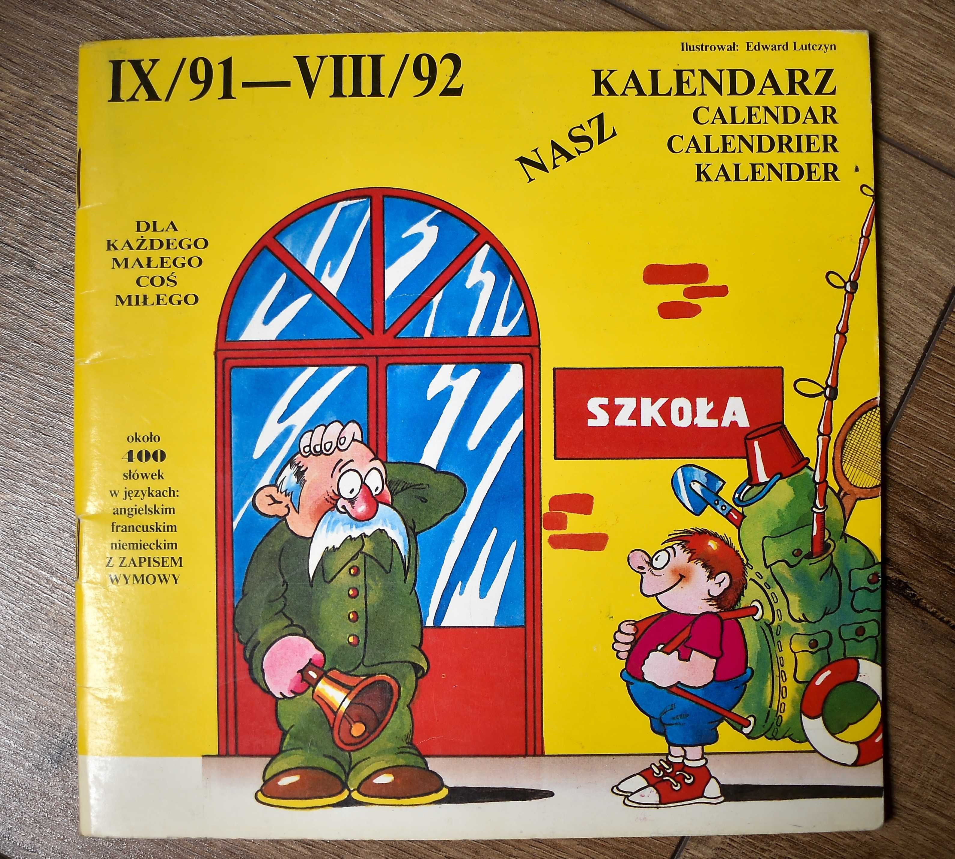Ksiazka # Kalendarz IX/91 - VIII/92 Edward Lutczyn
