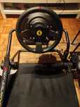 Conjunto Sim Racing Thrustmaster + Cockpit Dobrável (T300, T-LCM, TH8A
