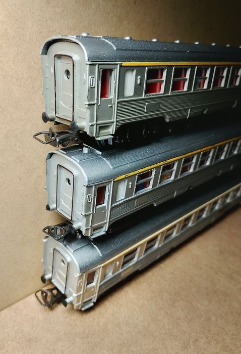 Conjunto de carruagens passageiros, H0 1/87