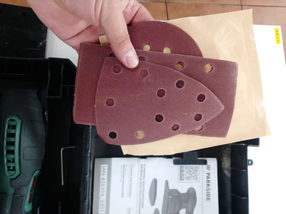 Lixadora Vibratória 3 em 1 PARKSIDE (Igual a Nova)
