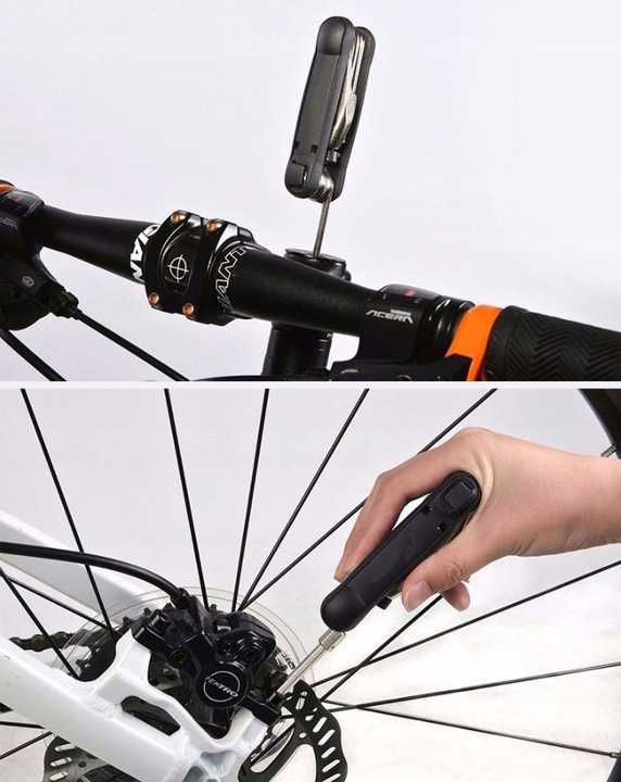 ZESTAW KLUCZY ROWEROWYCH narzędzi do roweru multitool 16W1