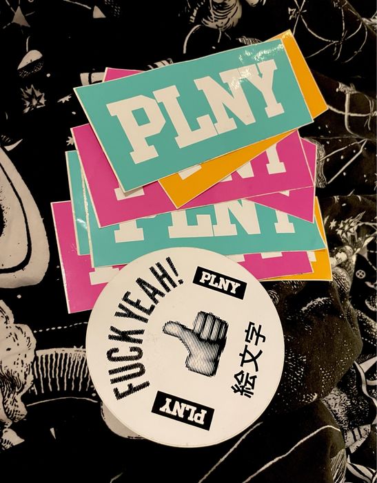 kolorowe wlepki PLNY