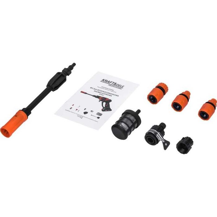 KRAFT&DELE Myjka Ciśnieniowa Akumulatorowa Ogrodowa 60bar 20v KD662