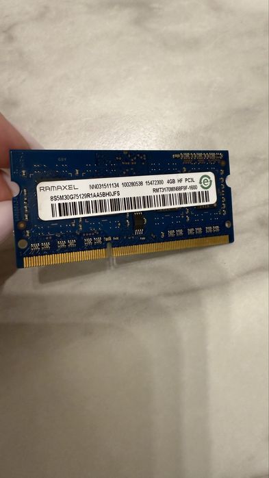 Pamięć RAM 4 GB Laptop DDR3