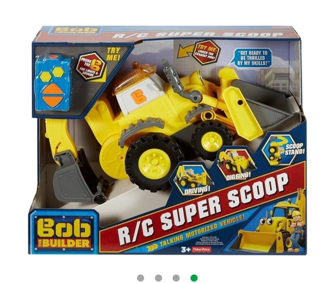 Трактор экскаватор Bob builder, Боб строитель Mattel оригинал