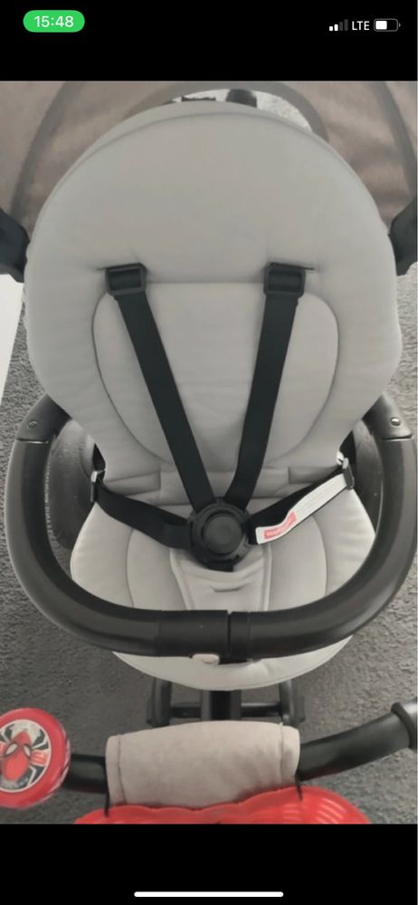 Rower MILLY MALLY 4083 Qplay Rowerek trójkołowy New Prime grey