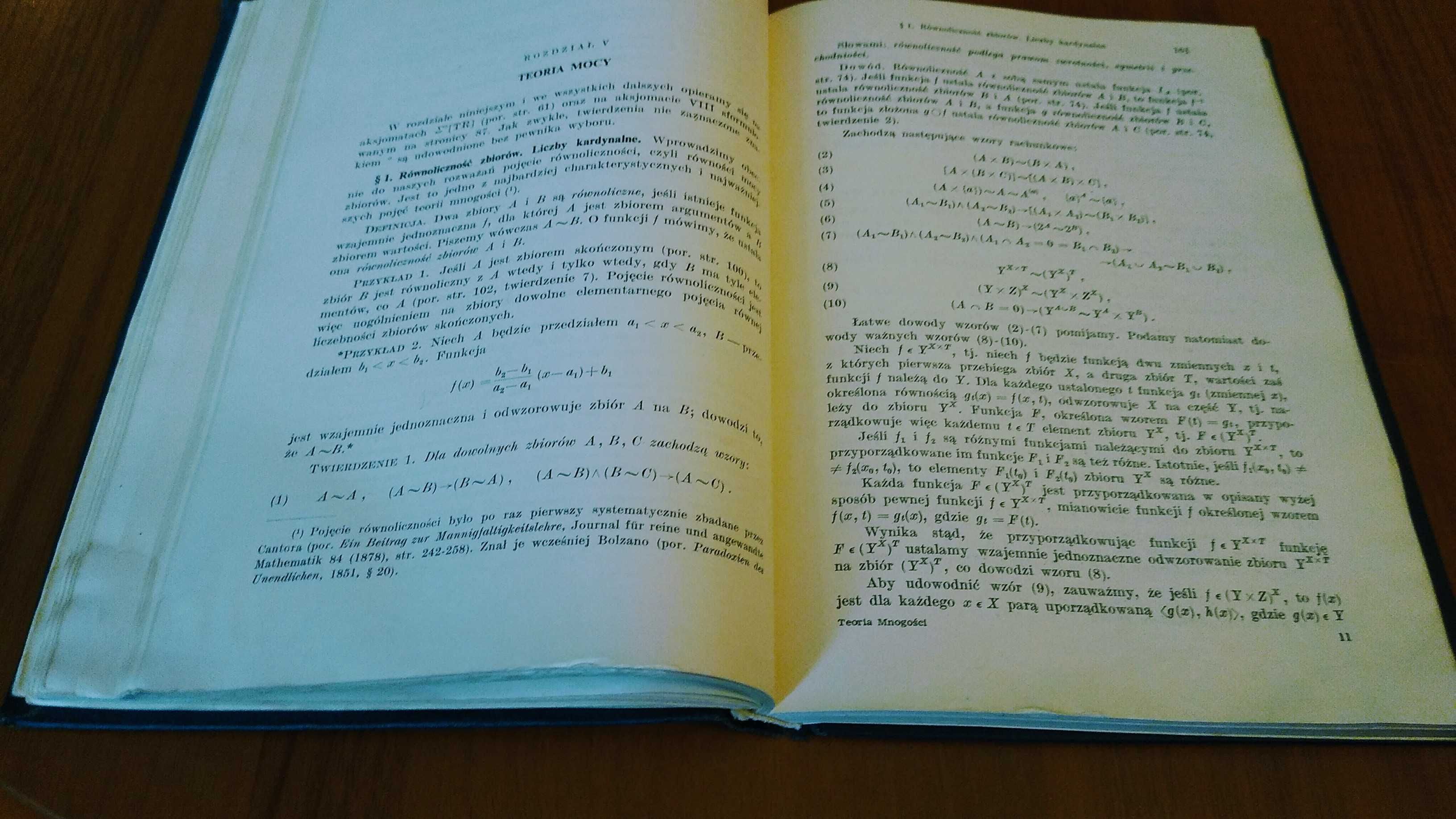 Teoria mnogości  Monografie Matematyczne 27 Kuratowski Mostowski