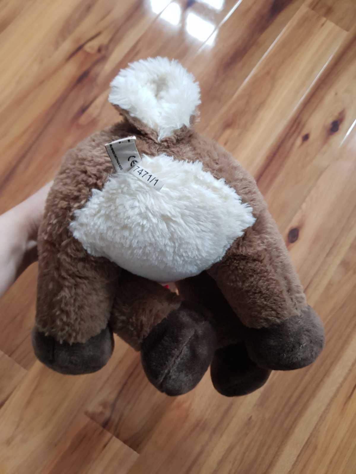 renifer Rudolf Czerwononosy z czerwonym szalikiem Keel Toys  maskotka