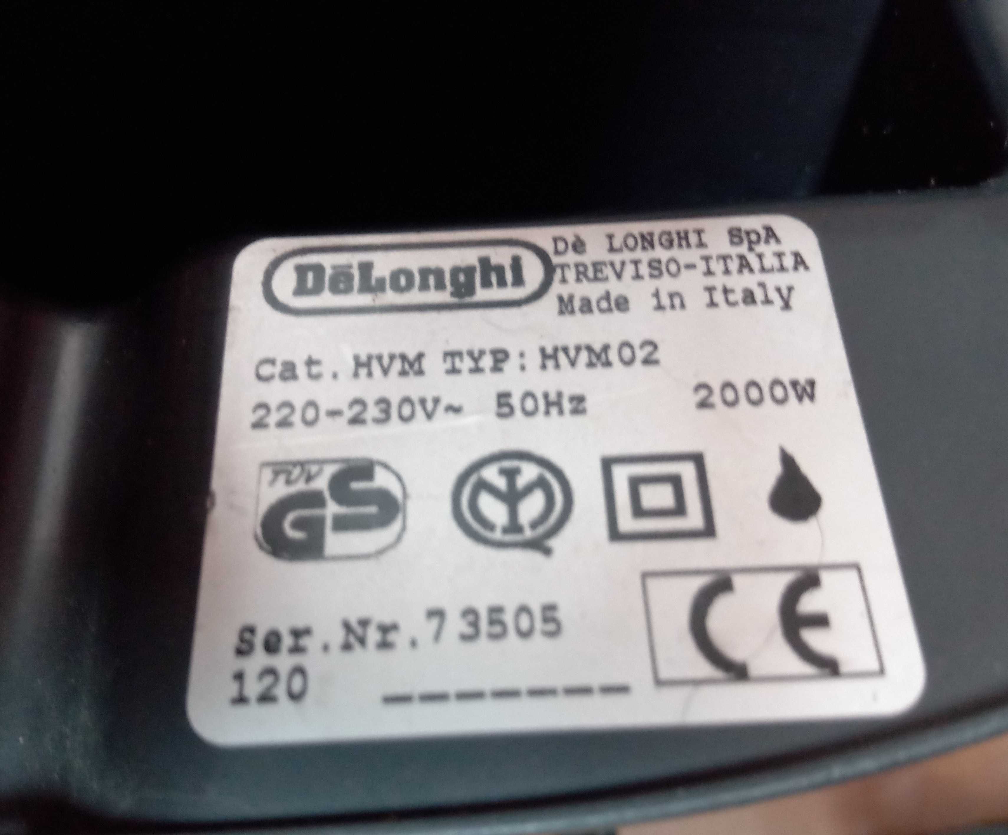 Termowentylator made in Italy DeLonghi nawiew zimny i gorący
