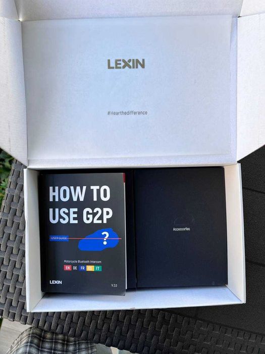 Мотогарнітура Bluetooth-гарнітура LEXIN G2P 2шт комплект