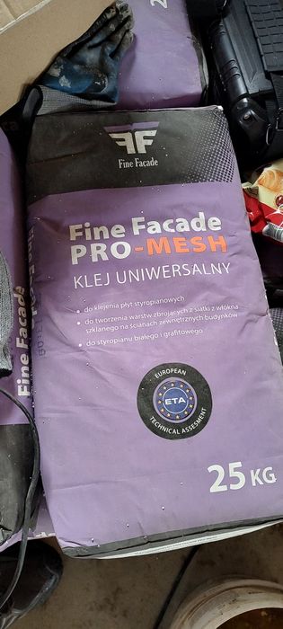 Klej do styropianu i do zatapiania siatki zbrojącej