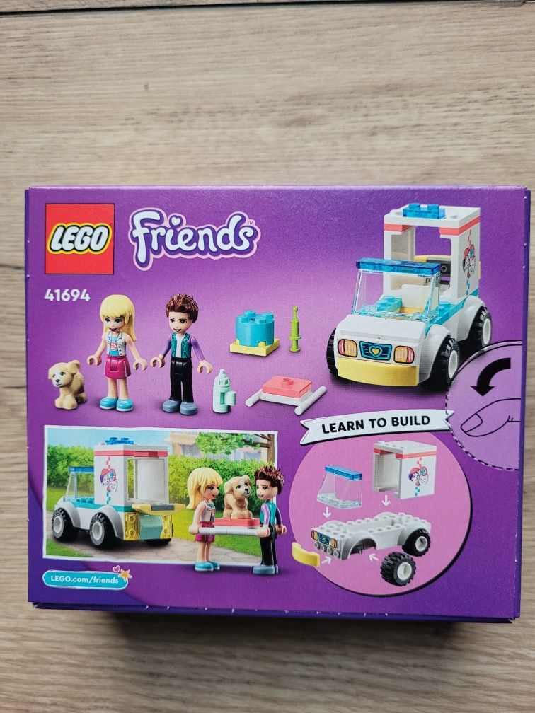 Lego Friends 41694 karetka klinika dla  zwierząt