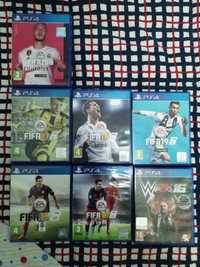 7 jogos para PS4 (WWE 2K16 e FIFA 15/16/17/18/19/20)