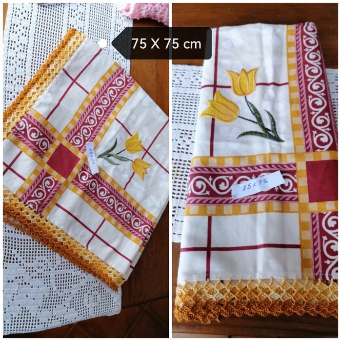 Panos de cozinha. Entremeios de croché