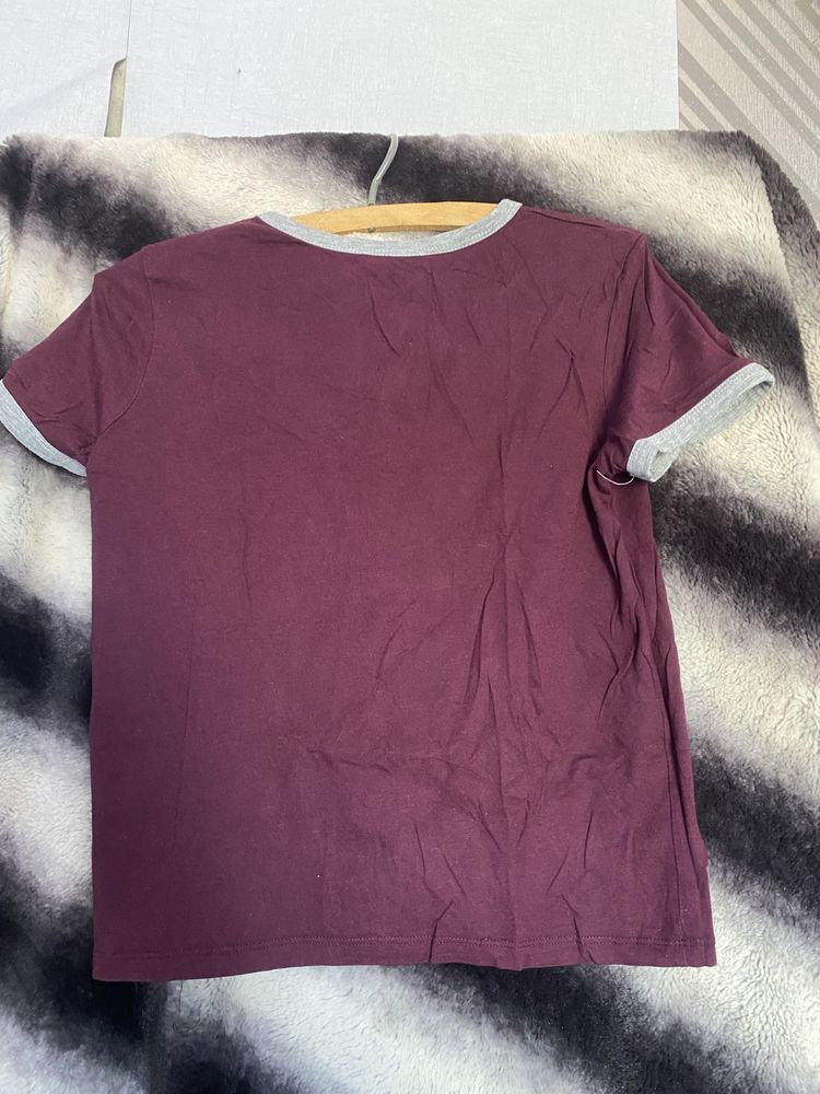 Fioletowa bluzka Bershka