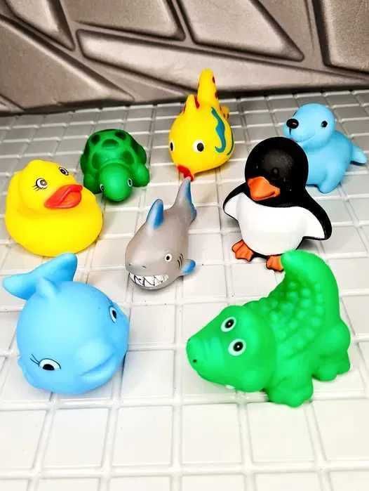 Gumowe zwierzątka nowe zabawki do kąpieli wanny