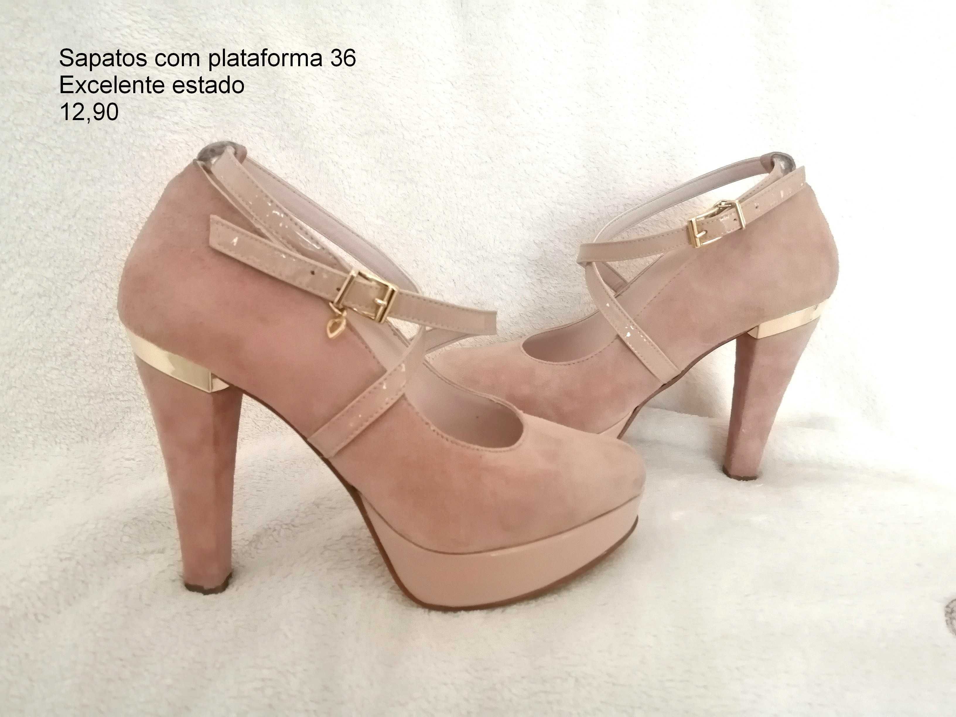 Sapatos com plataforma 36