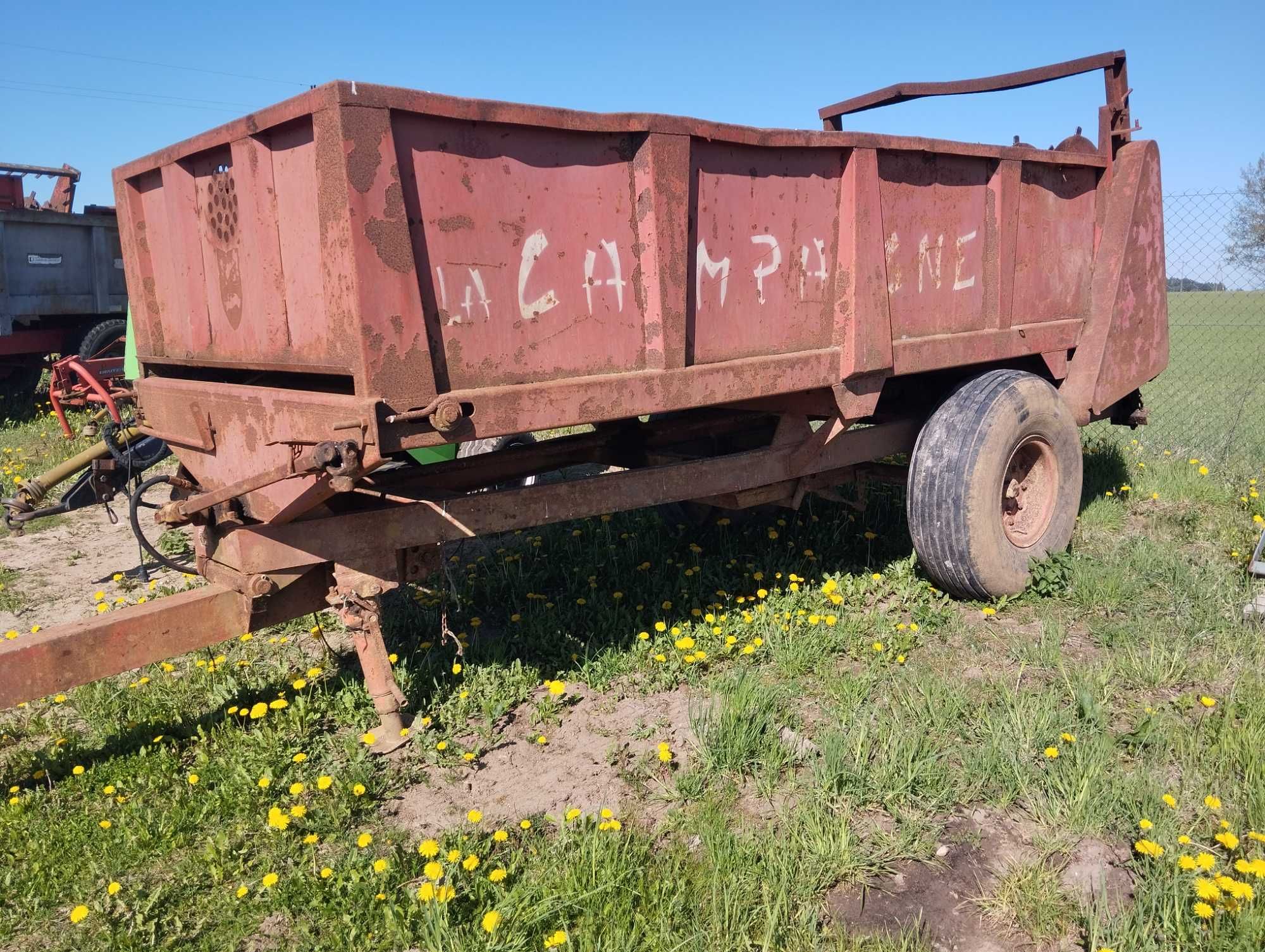 rozrzutnik obornika la champagne 6 ton