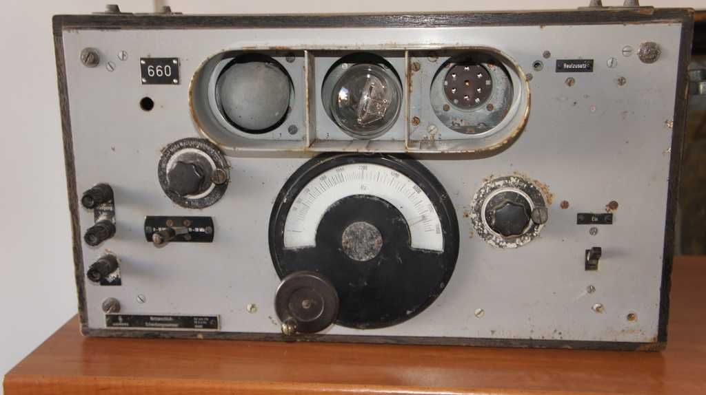 Radiostacja Siemens netzanschluss schwebungssummer 1940 UNIKAT