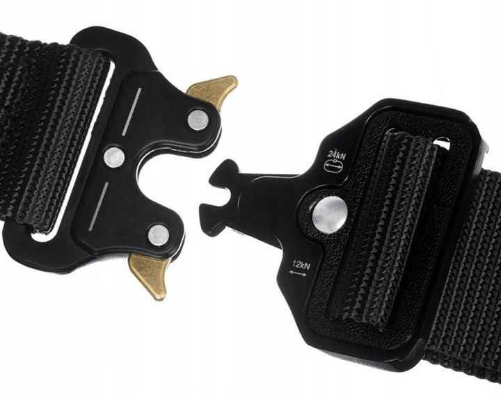 Mega Mocna Solidna Obroża Taktyczna Do Dużego Psa Metalowa Klamra 45-6