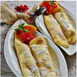 Máquina de crepes com bancada de trabalho refrigerada equipamento novo