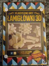 Łamigłówki 3D drewniane klocki