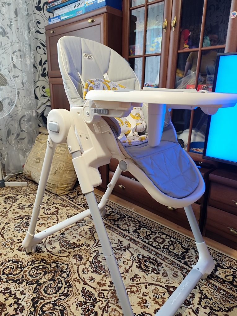 Стільчик для годування El Camino Banana grey